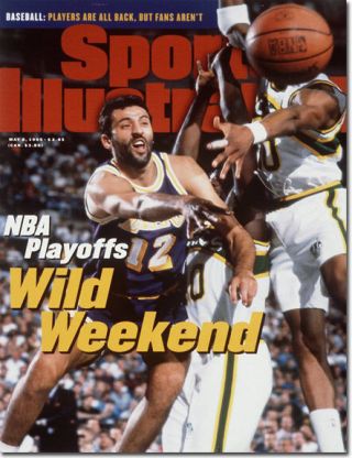 May 8,  1995 Vlade Divac Los Angeles L.  A.  Lakers Sports Illustrated