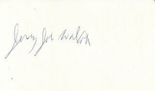 Jersey Joe Walcott Heavyweight Champ Hand Signed Autographed Card D.  1994
