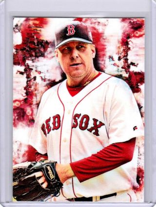2019 Curt Schilling Boston Red Sox 1/1 Art Aceo Sketch Print Card By:q