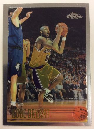 1996 - 97 Topps Chrome Kobe Bryant Rookie 138 Rc