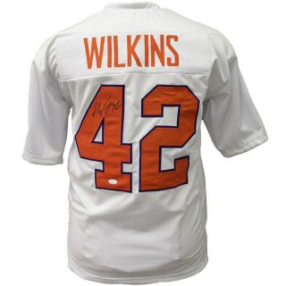 Christian Wilkins Clemson Tigers Autographed White Custom Jersey - Jsa Authentic