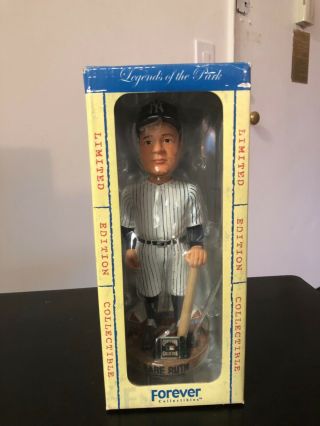 Babe Ruth York Yankees Mlb Baseball Hall Of Fame Limited Ed Bobblehead