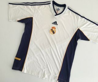 Real Madrid 1999/00 Training Football Shirt M Soccer Jersey Vintage Adidas