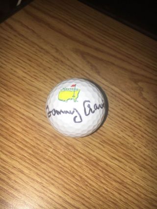 Tommy Aaron Master Champ Signed Masters Golf Ball
