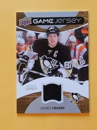 2012 - 13 Upper Deck Game Jersey Gj - Sc Sidney Crosby
