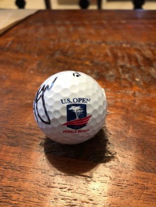 Sergio Garcia Signed 2019 US Open Golf Ball Psa Dna PGA Pebble Beach 2