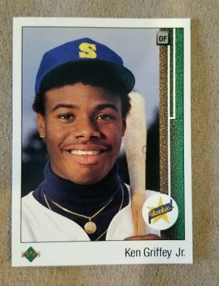 1989 Upper Deck 1 Ken Griffey Jr.  Rookie Card