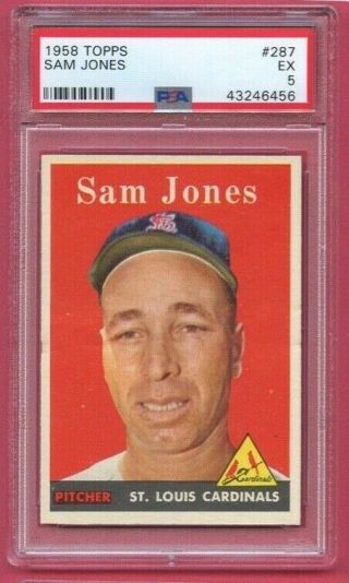 Sam Jones 1958 Topps 