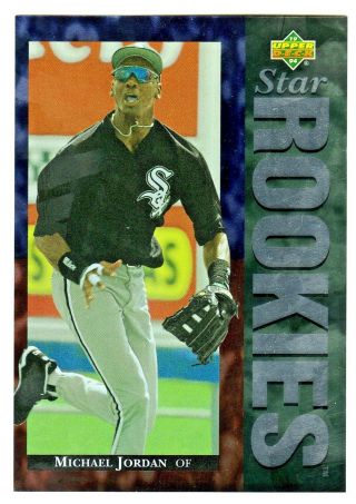 1994 Upper Deck Star Rookies 3x5 Jumbo 19 Michael Jordan Baseball Qty Available