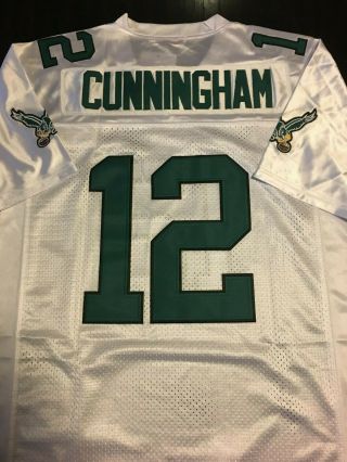 Randall Cunningham All - Stitched Philadelphia Eagles ThrowBack Jersey Size 52 2
