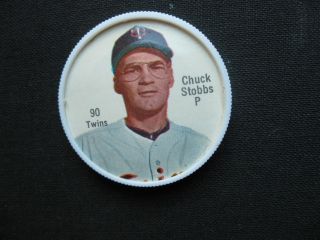 1962 Salada Tea Coin Chuck Stubbs 90 Twins