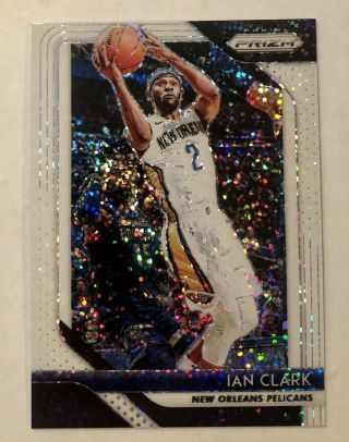 2018 - 19 Prizm Ian Clark White Sparkle Ssp /20? Pelicans