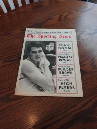 February 17,  1968 - The Sporting News - Don May Of The Dayton Flyers