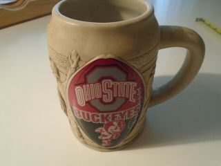 Ohio State Buckeyes Football Stein Mug Collectable D Handle