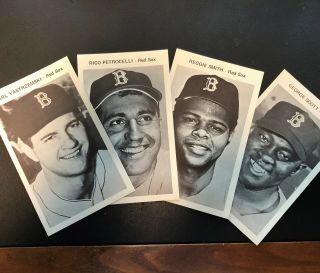 1971 Boston Red Sox Team Issue Photo Pack Set 14 Photo Pictures Yaz,  Lonborg