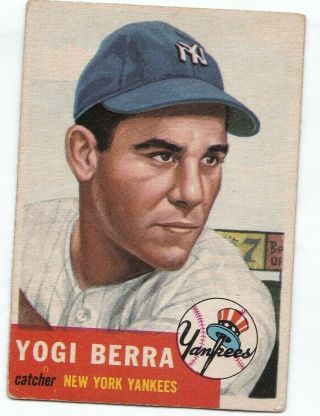 1953 Topps Yogi Berra 104