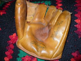 Vintage Jc Higgins Nelson Fox Baseball Glove Model 1759