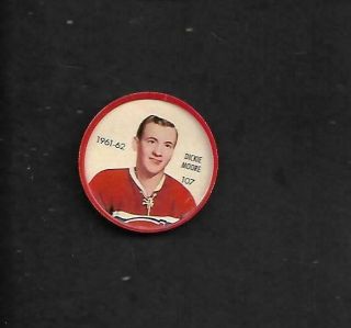 1961 - 62 Shirriff Salada Nhl Hockey Coin: 107 Dickie Moore,  Montreal Canadiens
