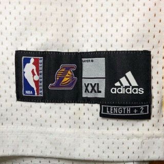 Adidas Los Angeles Lakers Kobe Bryant White NBA Basketball Jersey Size 2XL 3