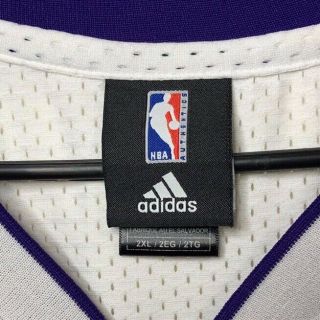Adidas Los Angeles Lakers Kobe Bryant White NBA Basketball Jersey Size 2XL 4