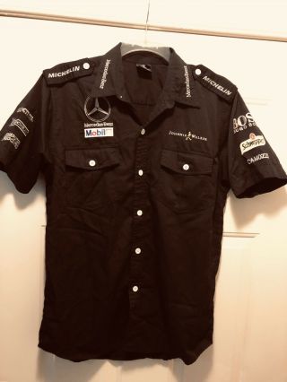 Official Mclaren Mercedes - Benz Formula 1team Pit Crew Shirt Men 