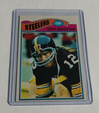 R8885 - Terry Bradshaw - 1977 Topps - 245 - Steelers -