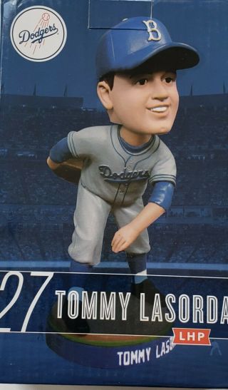 La Dodgers Tommy Lasorda Bobblehead Sga 2014 Brooklyn Dodger Bobble