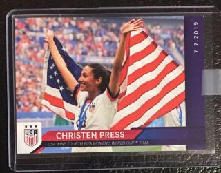 Christen Press Usa - 2019 Women’s World Cup Champions Panini Instant 14 - 1 Of 68