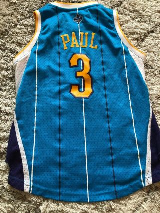 Chris Paul Orleans Pelicans Adidas Swingman Aqua Youth Jersey Medium (10 - 12) 7