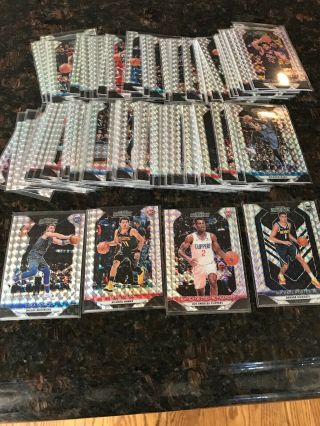 2018 - 19 Panini Prizm Mosaic Complete Set (1 - 100) Luka Doncic Trae Young 2