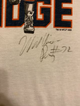 William Perry The Fridge Autographed T - shirt 2