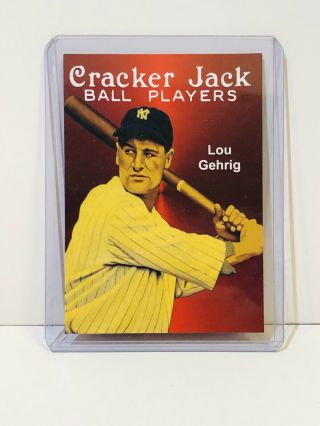 Lou Gehrig - Cracker Jack Baseball Card