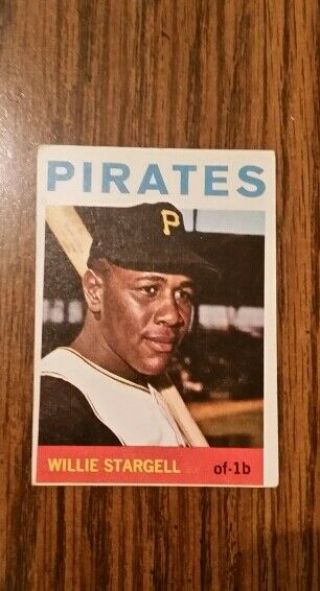 1964 Topps Willie Stargell 342 Vg Pittsburgh Pirates - Slight Crease