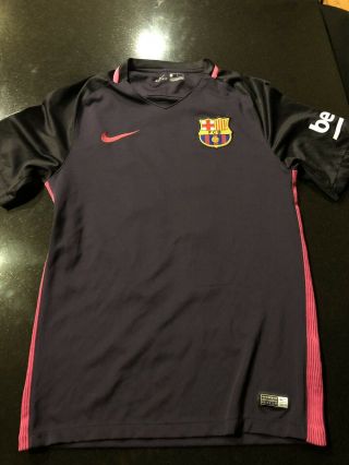 Neymar Jr Barcelona Away Jersey Size Small 2016 - 2017 7