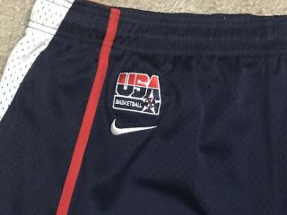 Authentic Nike Basketball Team USA olympic Shorts Size XL Vintage 2