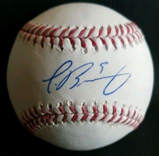 Chicago Cubs Javier Baez Signed Major League Baseball Psa & Hologram