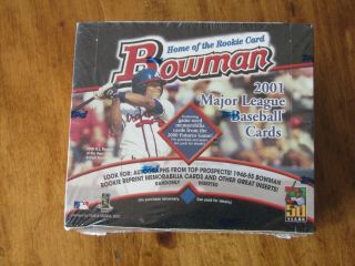 2001 Bowman Baseball Retail Box Albert Pujols?? Rookie Rc 24 Packs