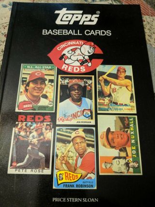 Topps Baseball Card Book Cincinnati Reds - Pete Rose,  Joe Morgan & Many More.