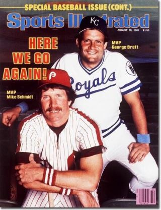 August 10,  1981 George Brett And Mike Schmidt Sports Illustrated