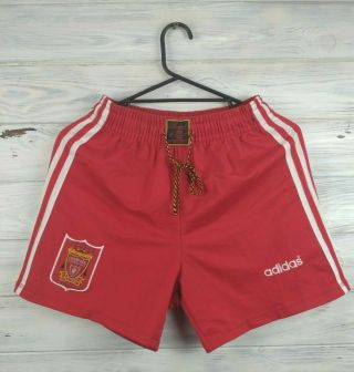 Liverpool Vintage Retro Shorts Size Small Soccer Football Adidas