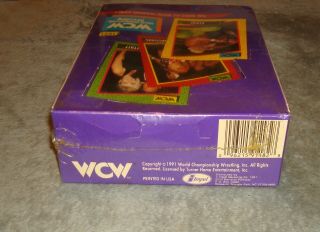 BOX 1991 WCW WORLD CHAMPIONSHIP WRESTLING TRADING CARDS IMPEL TURNER NOS 4