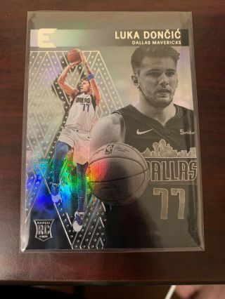 2018 - 19 Chronicles Luka Doncic Essentials Rookie Rc Mavs No.  214