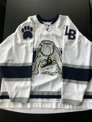 Long Beach Ice Dogs Jersey Size Xl White