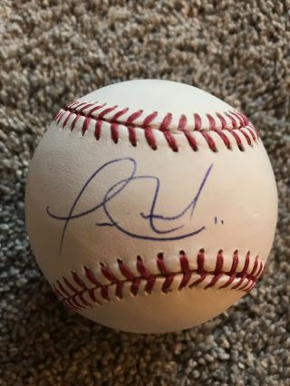 Jorge Alfaro Miami Marlins Signed Romlb Baseball Mlb Authenticated Autograph