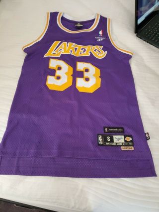 Kareem Abdul - Jabbar 33 Los Angeles Lakers Reebok Size Small.