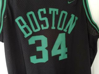 Nike Boston Celtics 1963 Rewind Paul Pierce 34 Throwback Swingman Jersey Sz 3XL 2