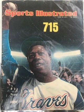 1974 Sports Illustrated April 15 Hank Aaron Hits 715 No Label