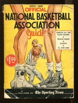 1960 - 61 Nba Official Basketball Record Book Guide The Sporting News 44264