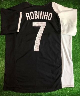 Brazil 2005 Third Robinho Brasil Football Soccer Jersey Shirt Nike Size Xl