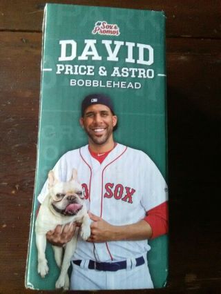 David Price W Astro Boston Red Sox Limited Edition Sga Bobble Head